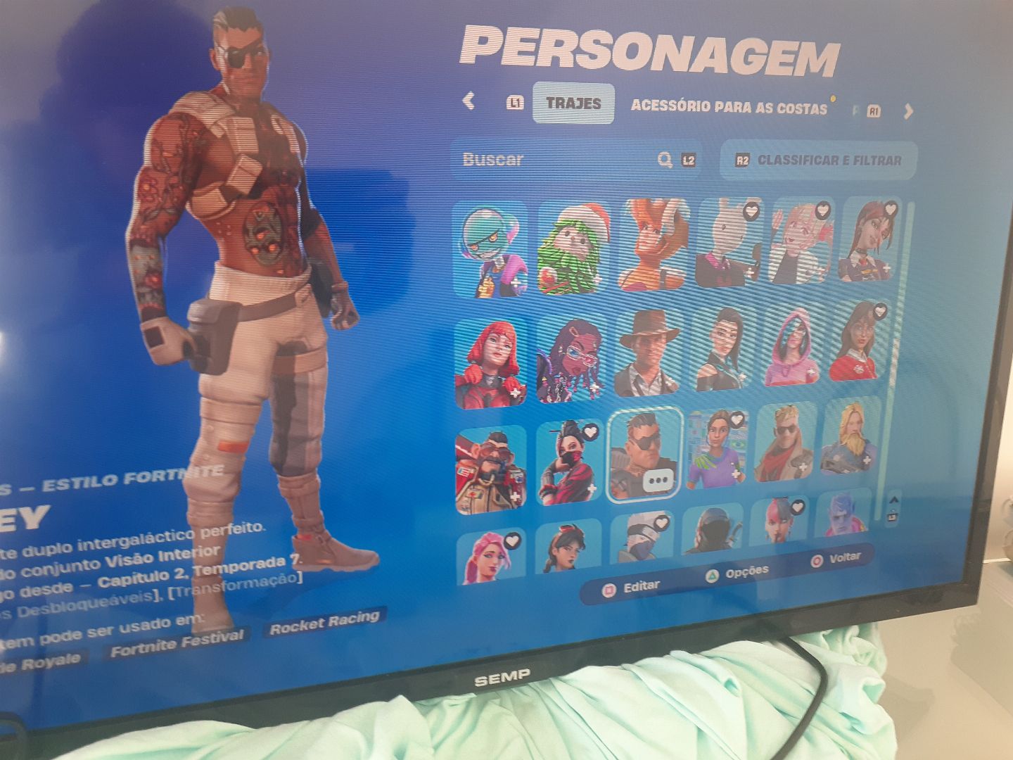 Conta braba de fortnite