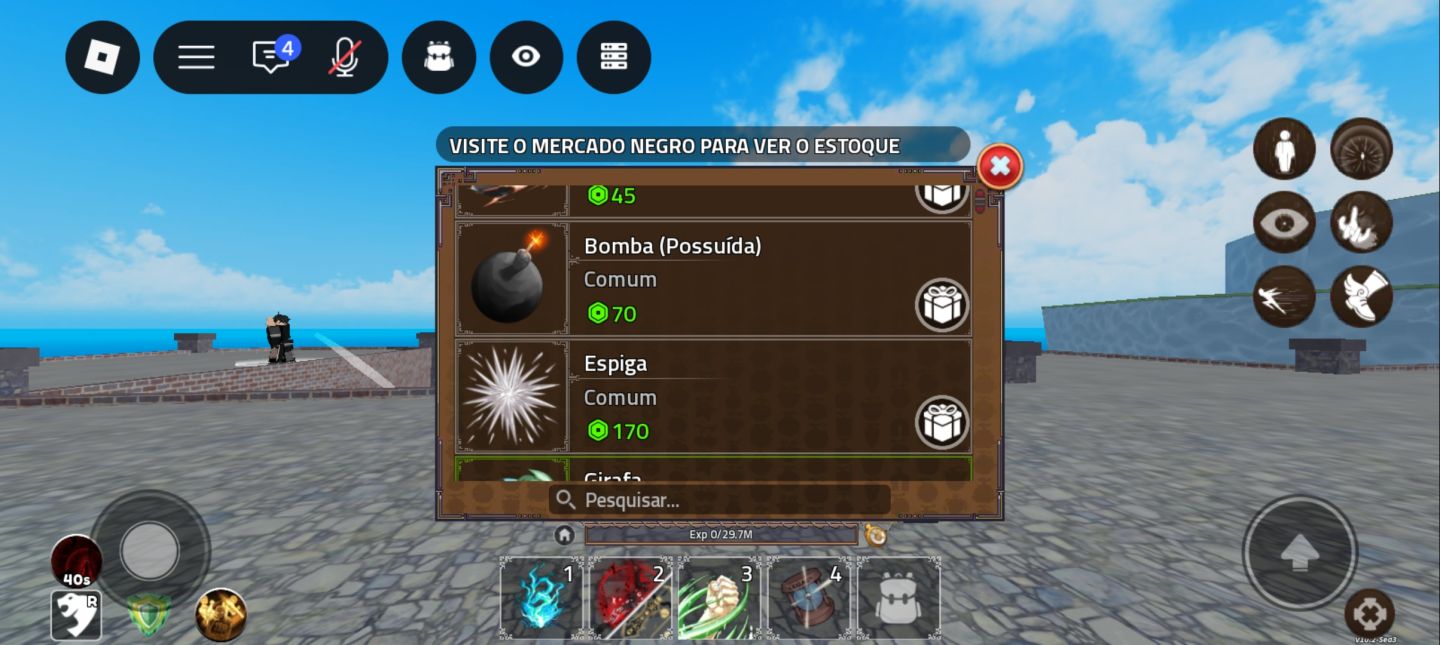 Conta de roblox focada em vários jogos