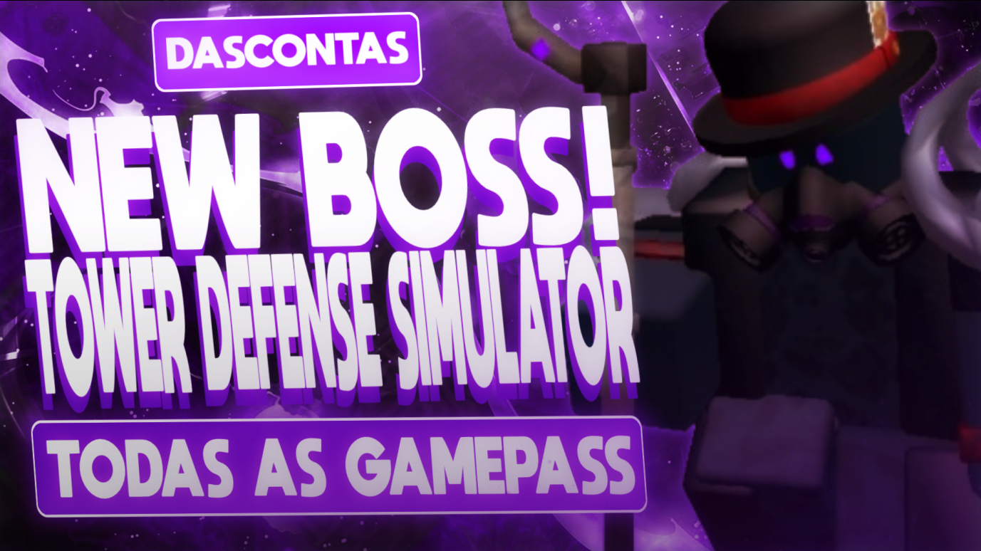 TOWER DEFENSE SIMULATOR/ROBLOX/TODAS AS GAMEPASS 50% OFF EM TUDO