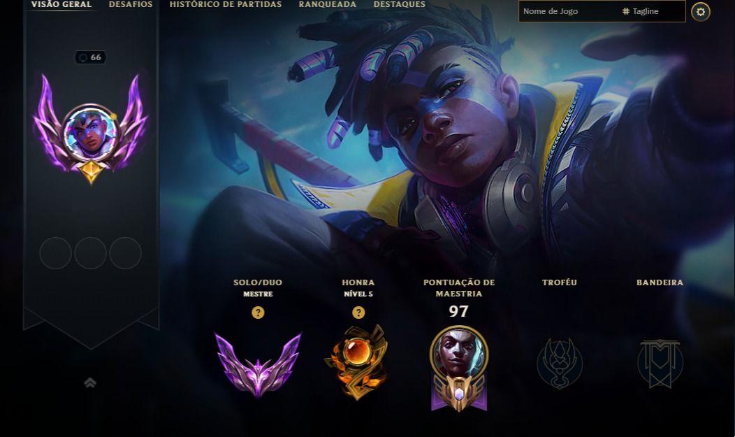 CONTA LEAGUE OF LEGENDS | FULL ACESS | ELO: MESTRE 59% WIN RATE