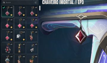 CONTA EX-IMORTAL 3 com SKINS 2K