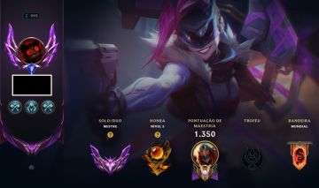 Conta LOL mestre 350 skins, iconis raros, skins raras. Conta com 12 anos de uso