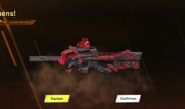 CONTA DE BLOOD STRIKE COM P90 CRISTAL HEMATICO + M700 IRIDIANO!