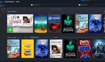 CONTA STEAM COM JOGOS LEVES
