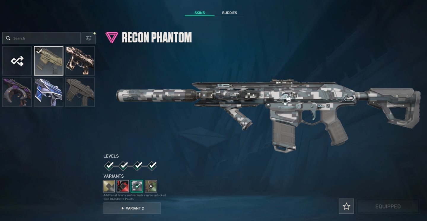Conta Valorant Diamante1 e com Skins