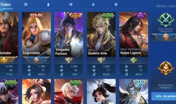 Conta Honor of kings antiga