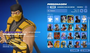 >>Conta Fortnite | 68 Skins | Scorpion (MK3) | Entrega automática!