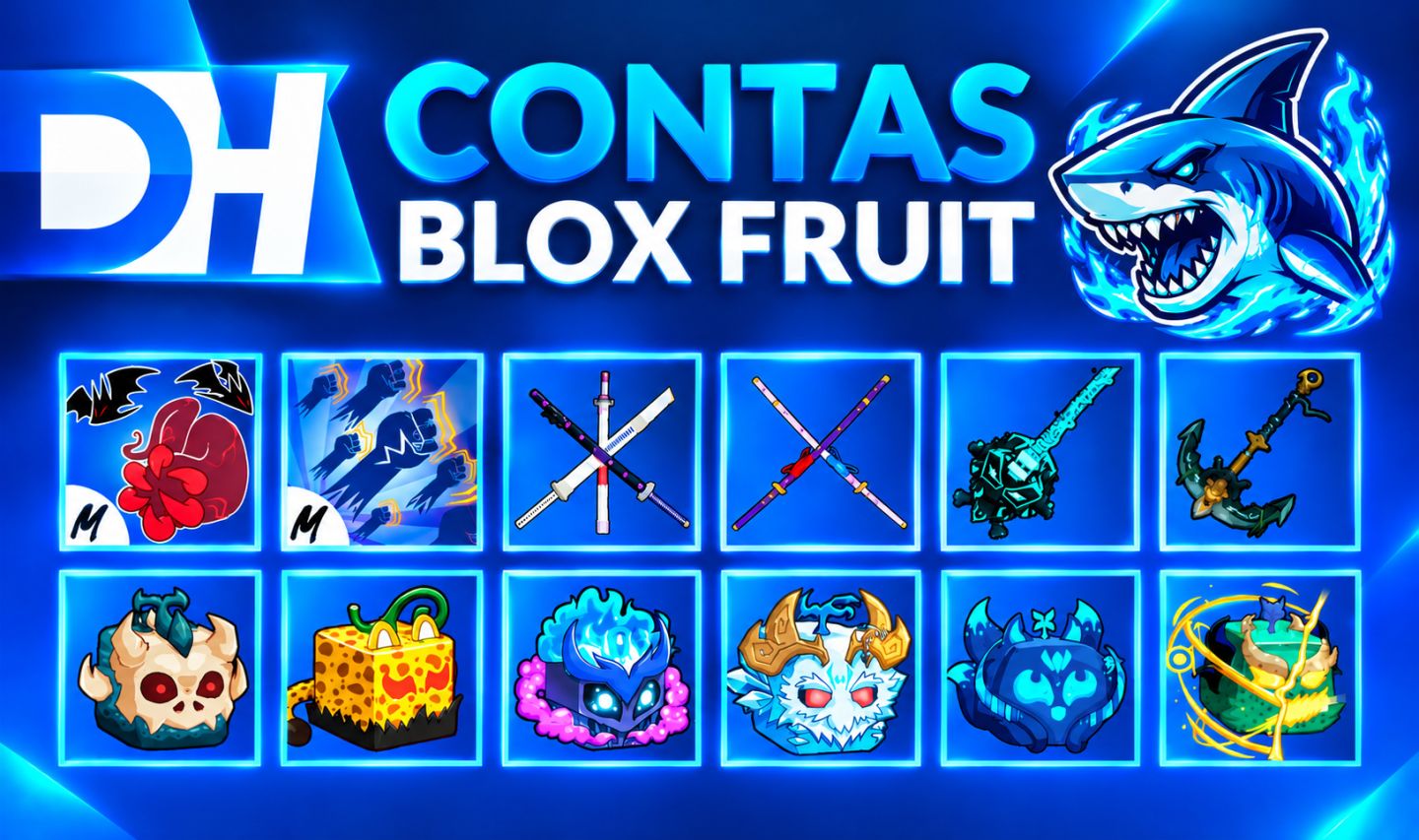 [100% SEGURA] CONTAS ROBLOX BLOX FRUITS,GODHUMAN, SOUL GUITAR,CDK,LEVEL MAX