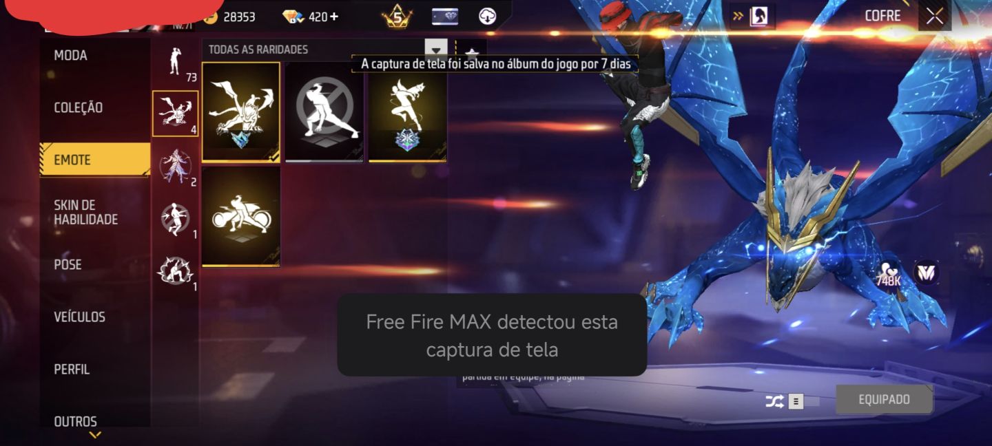 CONTA BRABA DE FREE FIRE