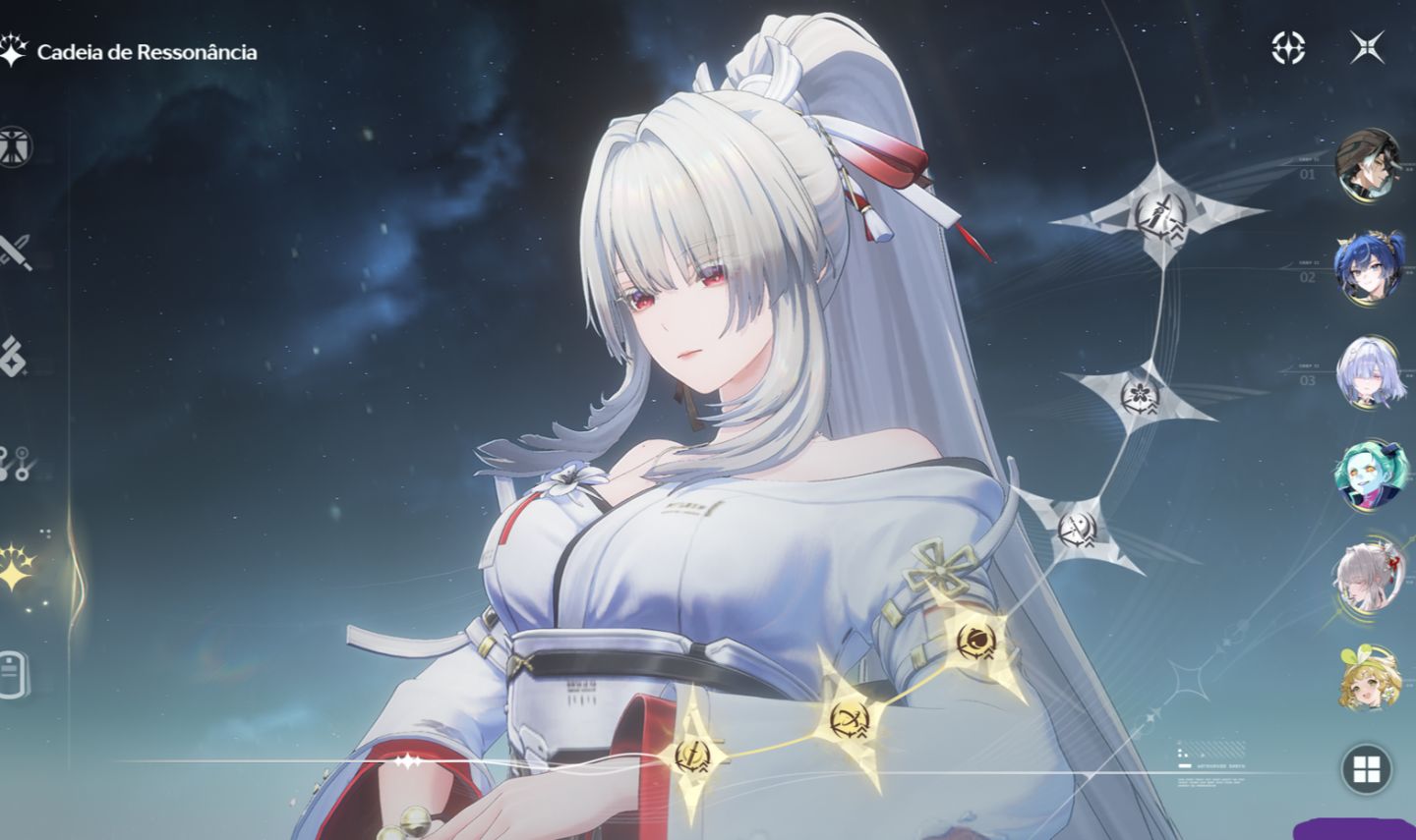 CONTA WUTHERING WAVES - HIYUKI S3+ JINGRAN+ REBECCA+ IUNO+ CHISA+ MORNYE + SIGNS