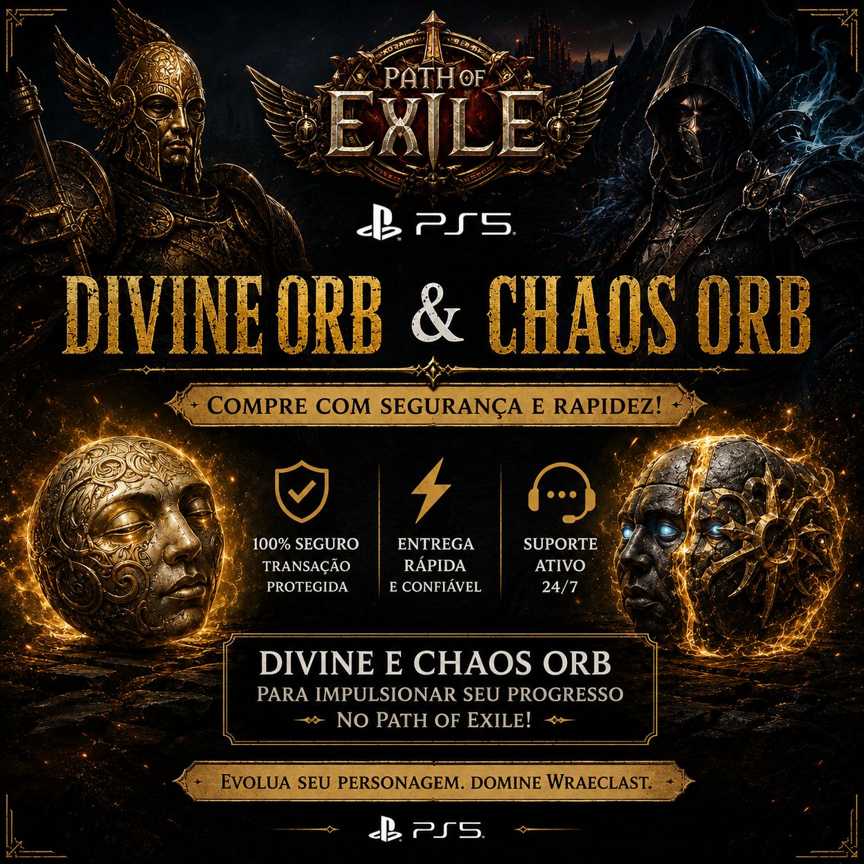 PATH OF EXILE 1 | DIVINE ORB | CHAOS | (CURSE OF THE ALLFLAME)