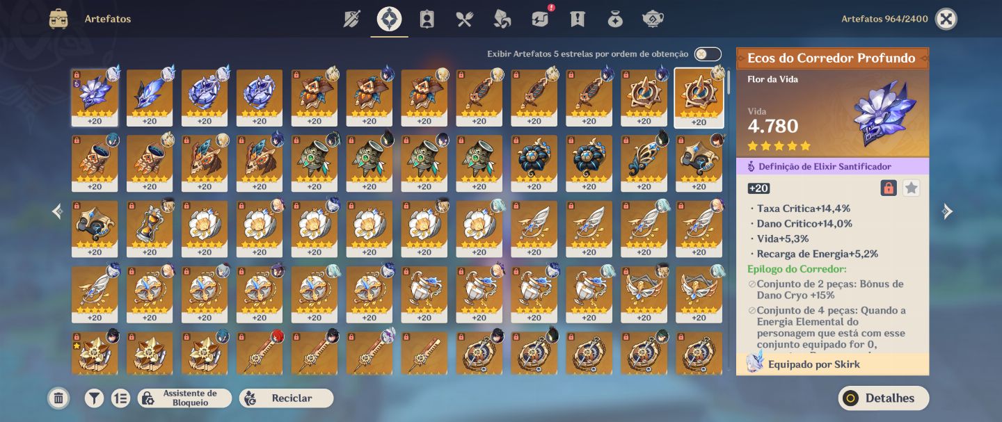 31CHARS 5 ESTRELAS, RAIDENC6 (melhor raiden),ARLECCHINOC1, FURINAC1, NEUVILLETTE