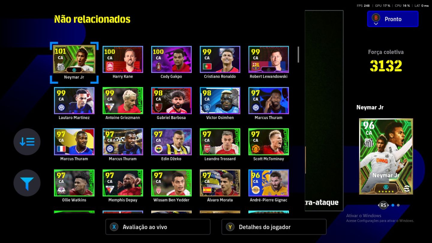 Conta efootball Steam/pc