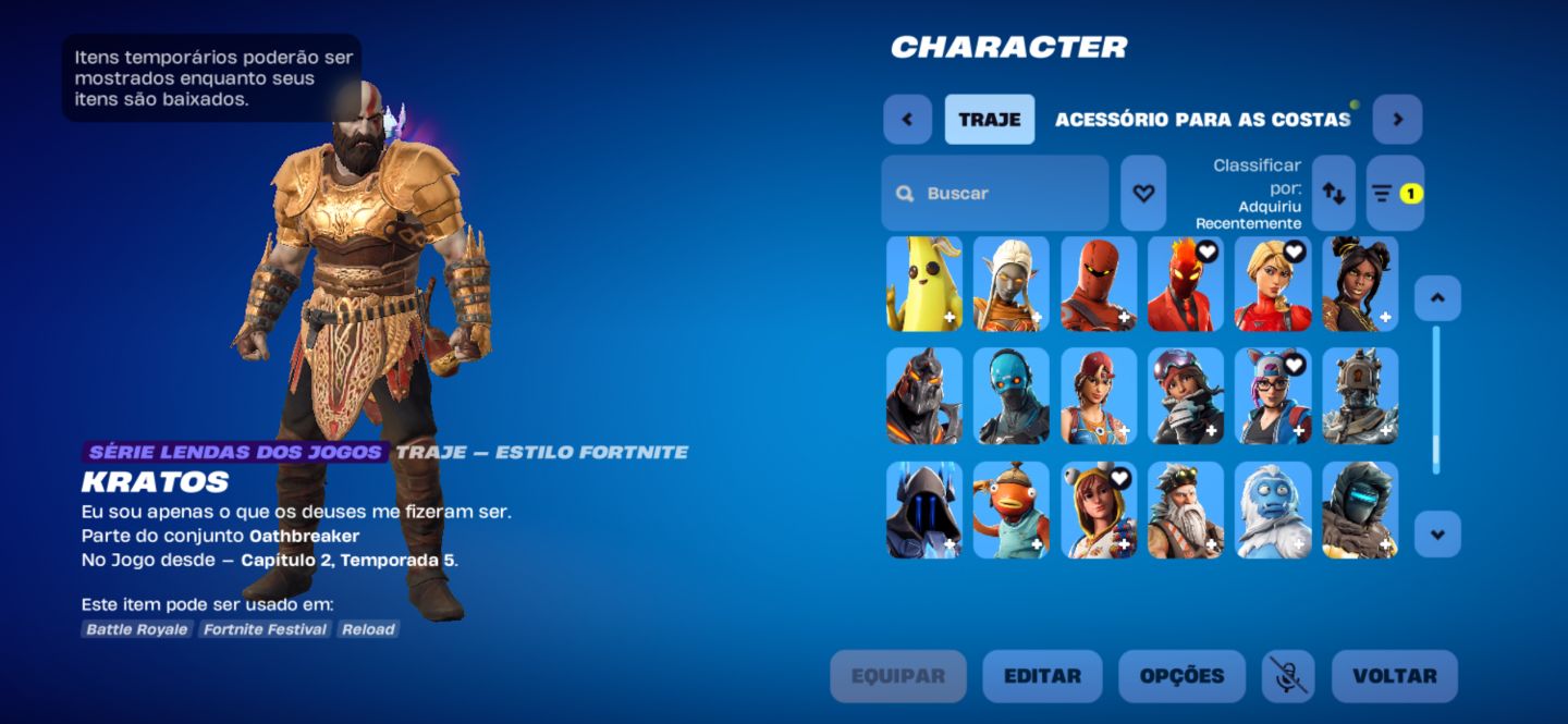 SALVE O MUNDO FUNDADOR, 243 Skins, Peixoto World Cup, Marvel, Kratos