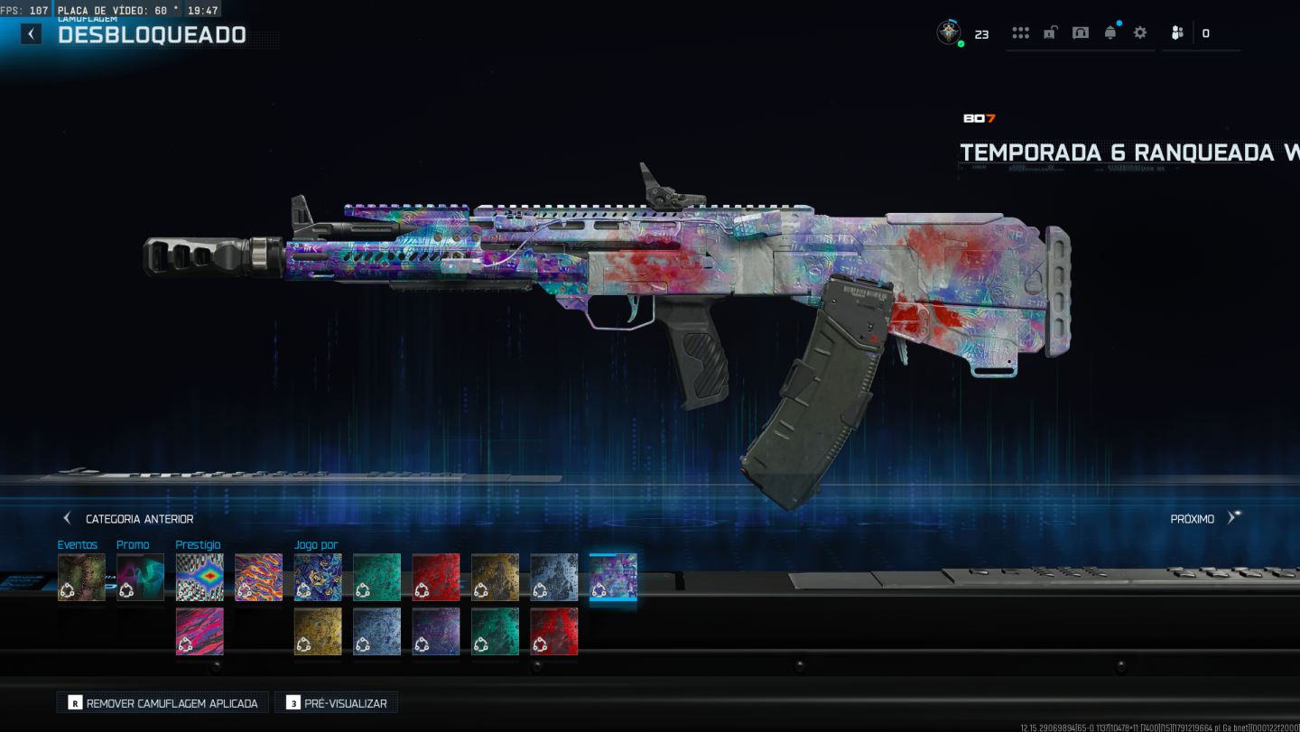 CONTA CALL OF DUTY: WARZONE. IRIDESCENTE O RANK MAIS DIFÍCIL DA TEMPORADA!