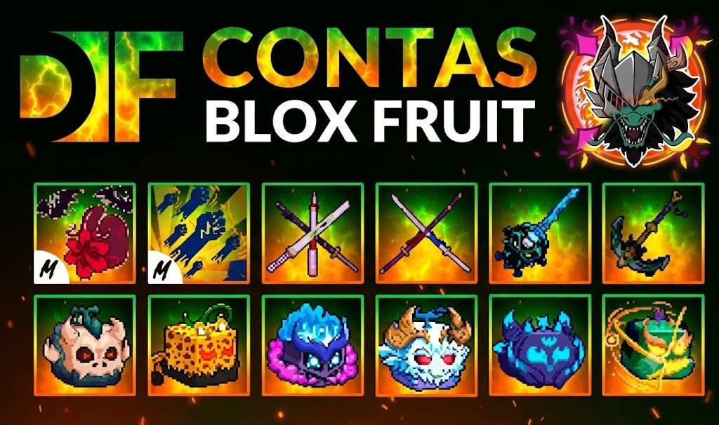 [100% SEGURA SEM REDIFINIÇAO]CONTAS ROBLOX BLOX FRUITSRAÇA V4,GODHUMAN,LEVEL MAX