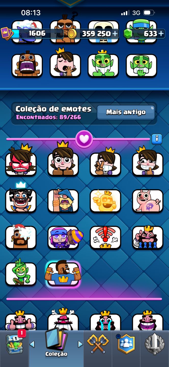 Conta Clash Royale, 8 ANOS, PASSE ATIVO, +16 EVOS, DECK LVL16, TORRE REI LVL16