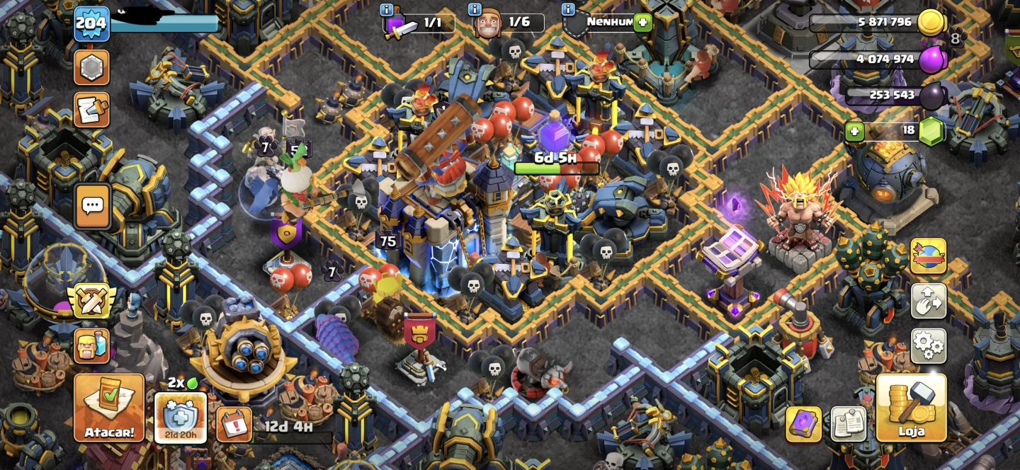 CONTA CLASH OF CLANS TH18 | Conta Antiga | LEIA A DESCRIÇÃO