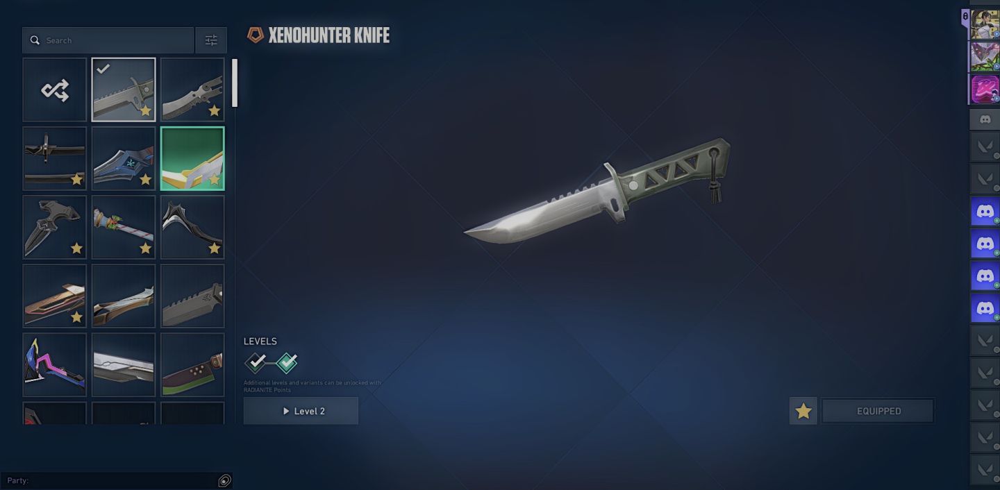 Conta Valorant Diamante1 + 9 facas + 6 vandal e muito mais