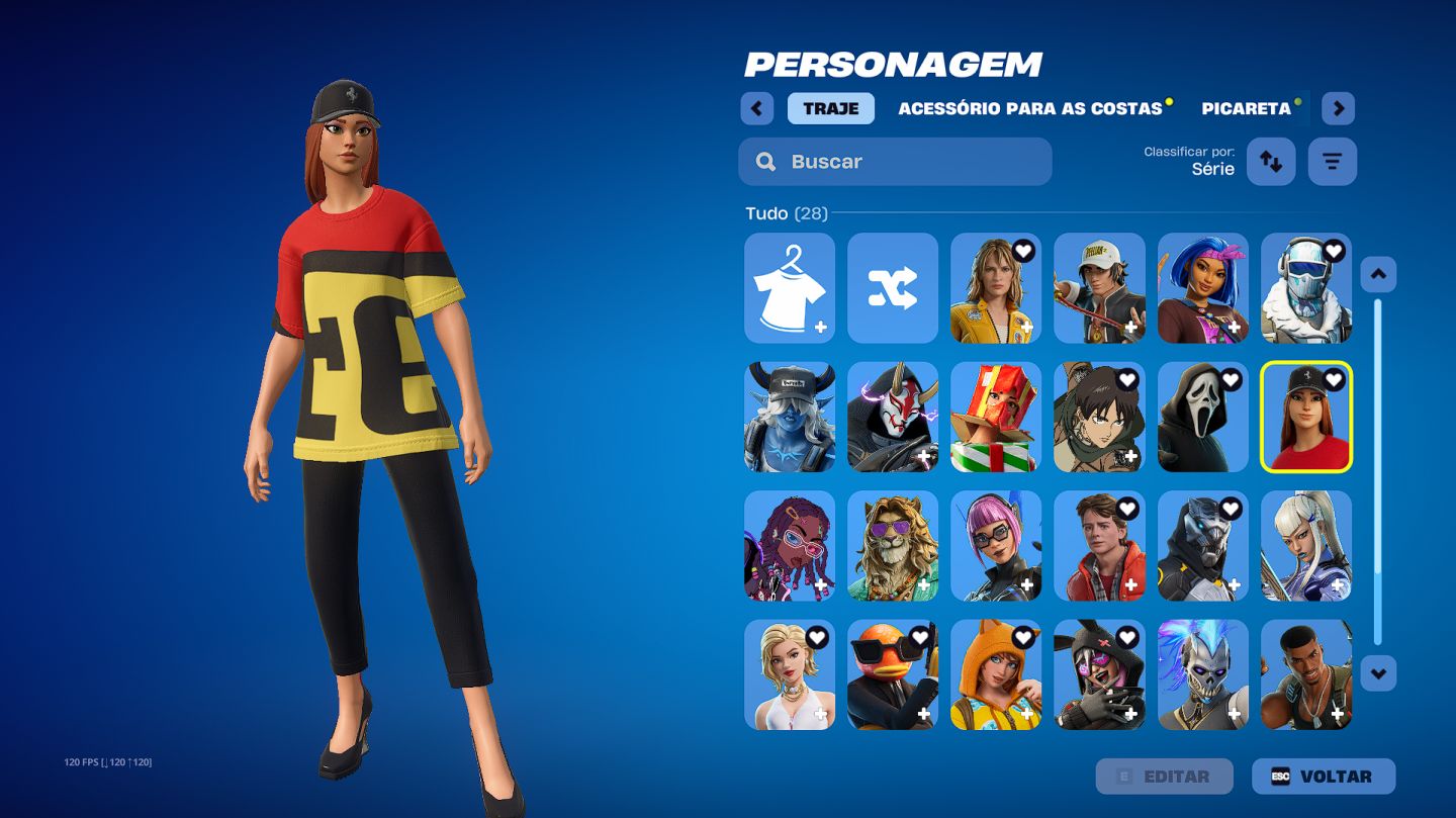 CONTA FORTNITE SKIN FERRARI, GHOST FACE, EREN, SKIN EXCLUSIVA XBOX