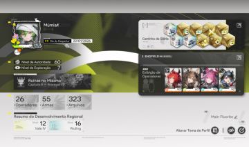 CONTA ENDFIELD COM 6 PERSONAGENS E 5 ARMAS T6 LIMITADAS.