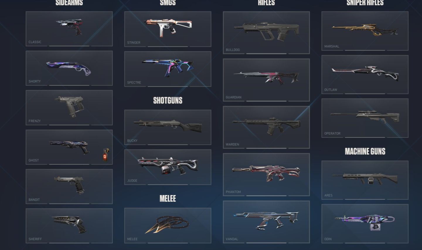 Conta de valorant com skins dima 2 preco negociavel