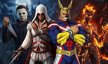 CONTA ELITE 95 SKINS MICHAEL MYERS EZIO ALL MIGHT FULL MIDAS 12 SKINS CLUBE