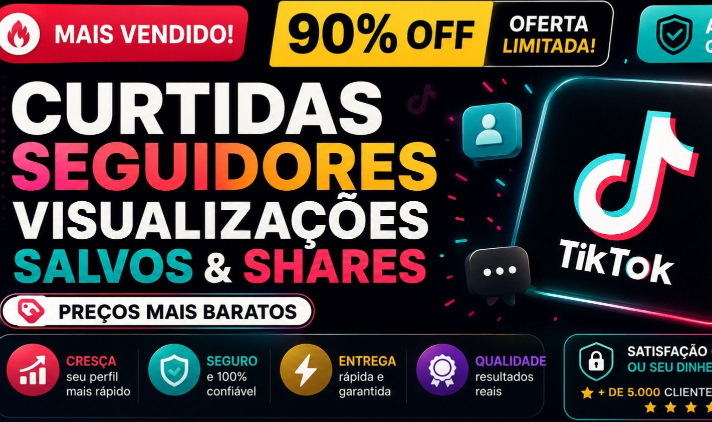 Visualizações para tiktok PROMOÇÃO RELÂMPAGO O MELHOR PREÇO DA GG MAX DE VERDADE