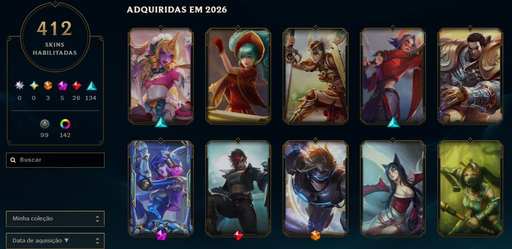 Conta Lol +400 skins