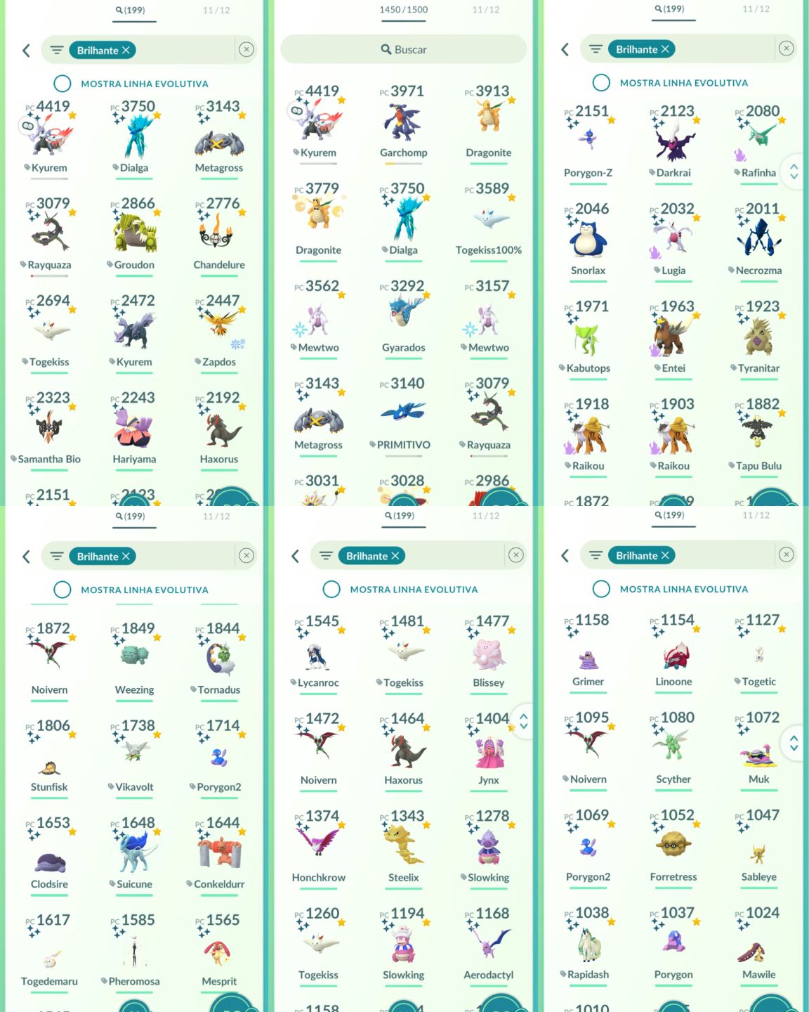 CONTA POKÉMON GO PREMIUM | Mewtwo Armadura - Primou - Rayquaza Mega