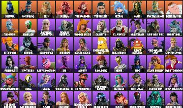 Conta Fortnite 215 Skins com Chun-Li, Daenerys e Peter Griffin