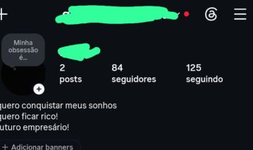 Conta Instagram 80 seguidores