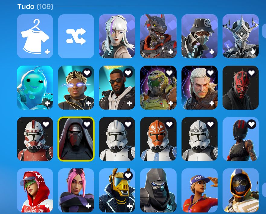 Conta Fortnite Completa | Grande Inventário + Muitas Skins, Emotes e Picaretas
