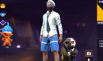 Conta free fire gemada com barbinha bandeirao