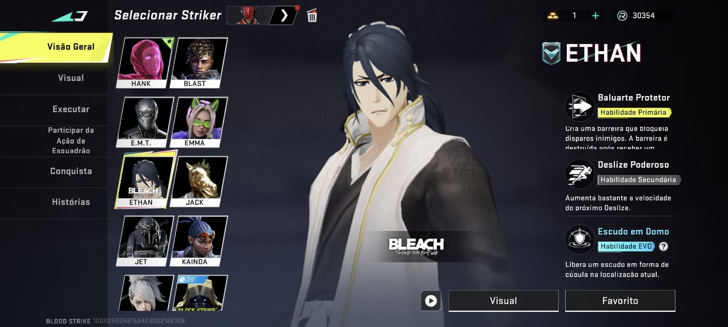 Conta de Blood Strike Nível Alto, Skins Raras e Rank elevado e Itens Esclusivos