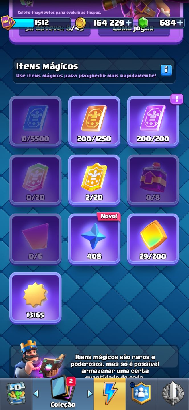 Conta Clash Royale Boa reputação (10.100 coroas atualizado)