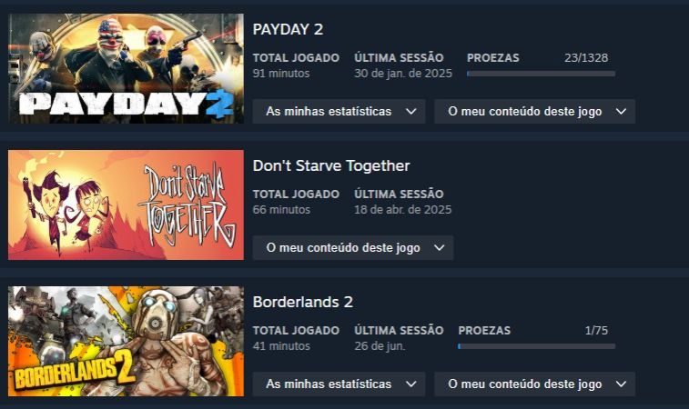 Conta Steam Permanente Com Dispatch, Borderlands 2 e PayDay 2 ++