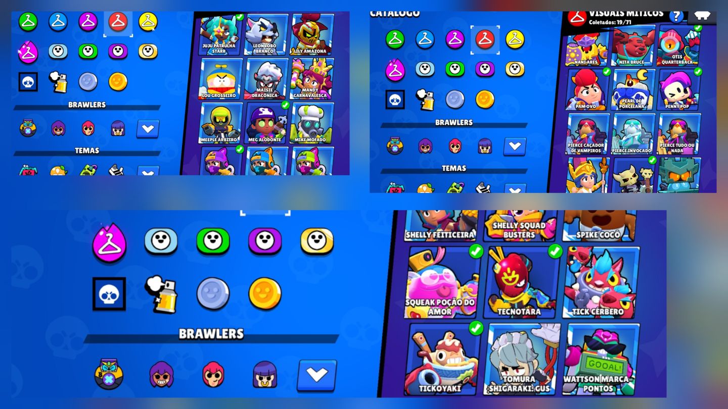 CONTA DE BRAWL STARS 120K, 2019, M1 ANTIGO, MATCHERINO e SPRAY R30! Leia a desc