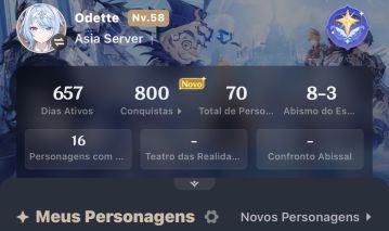 HOYOVERSE COMPLETA, 3 GENSHIN + 2 HSR + ZZZ |VÁRIOS T5|SERV. AMÉRICA/ÁSIA/EUROPA