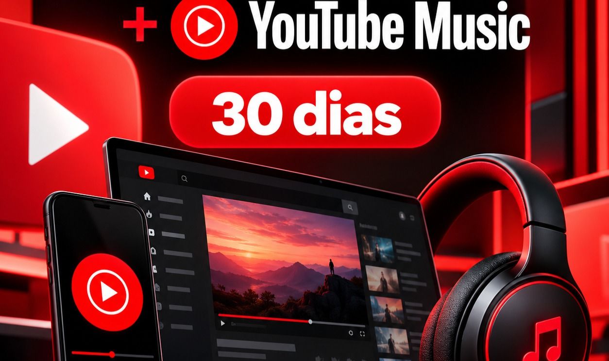 YouTube Premium | Acesso 30 dias | Ativação em conta elegível