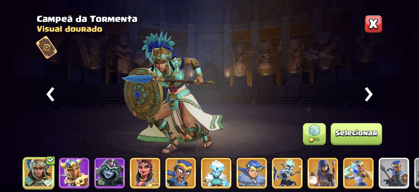 Conta de clash of clã semi-full 90%