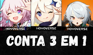 Conta 3 EM 1 - Zenless Zone Zero + Honkai star rail + Genshin impact