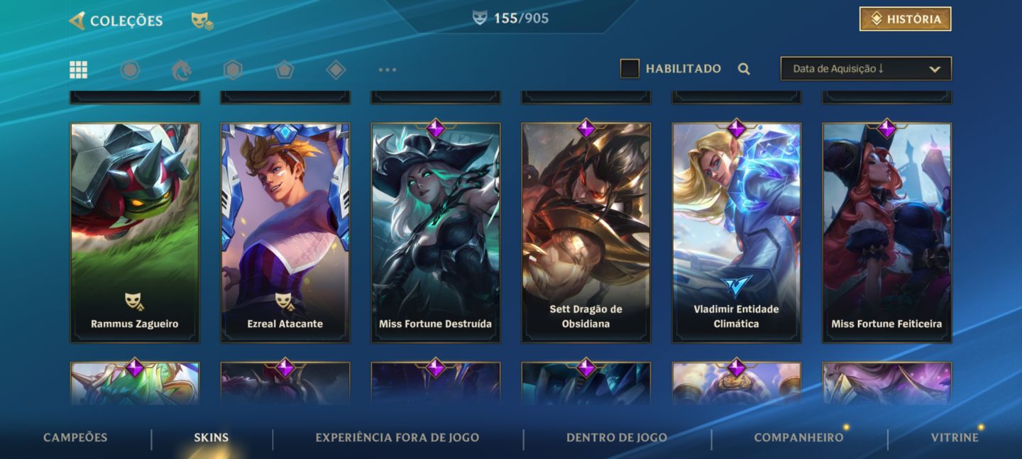 Conta de wild rift