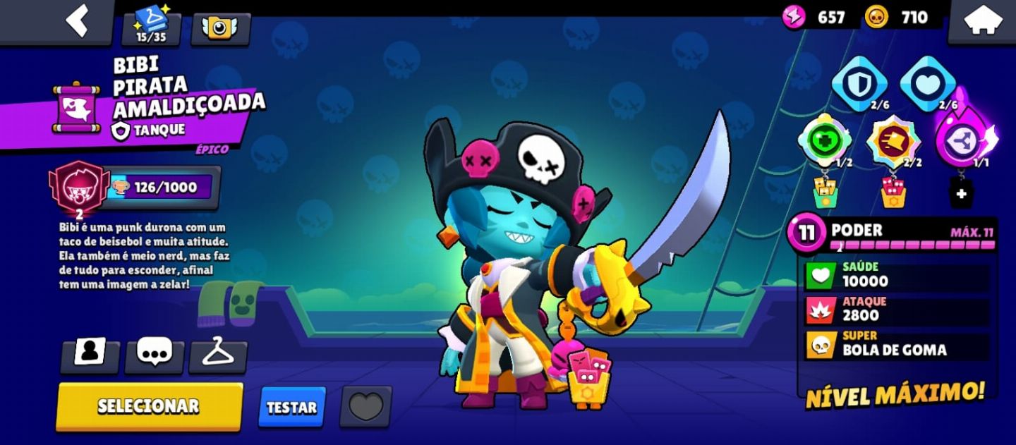 Conta braw de 2025 com otimos recursos ,27863 troféus e skins (aceito ofertas )
