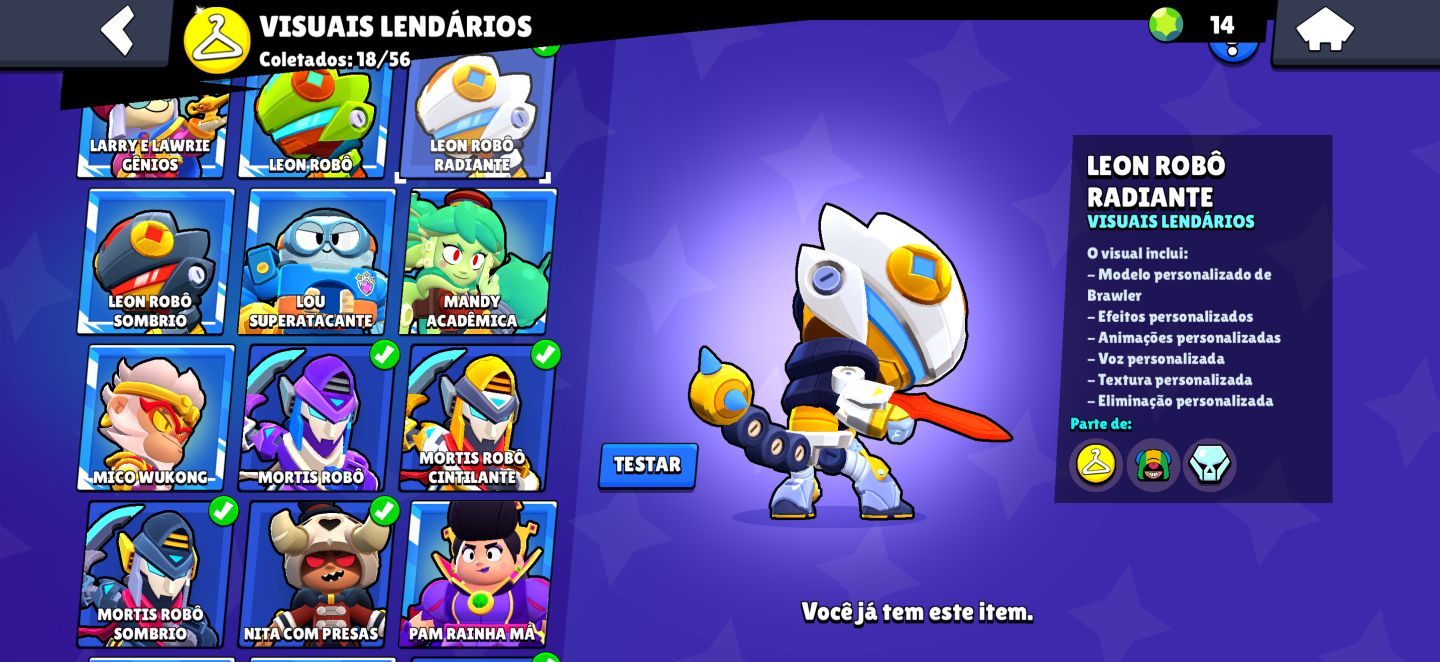 CONTA INCRÍVEL DE 72.7K DE TROFÉUS, 313 SKINS E TODOS OS BRAWLERS!