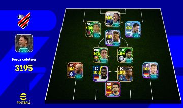 CONTA EFOOTBALL | RONALDINHO 104 + XAVI 106 + XABI ALONSO 104 | FORÇA 3195