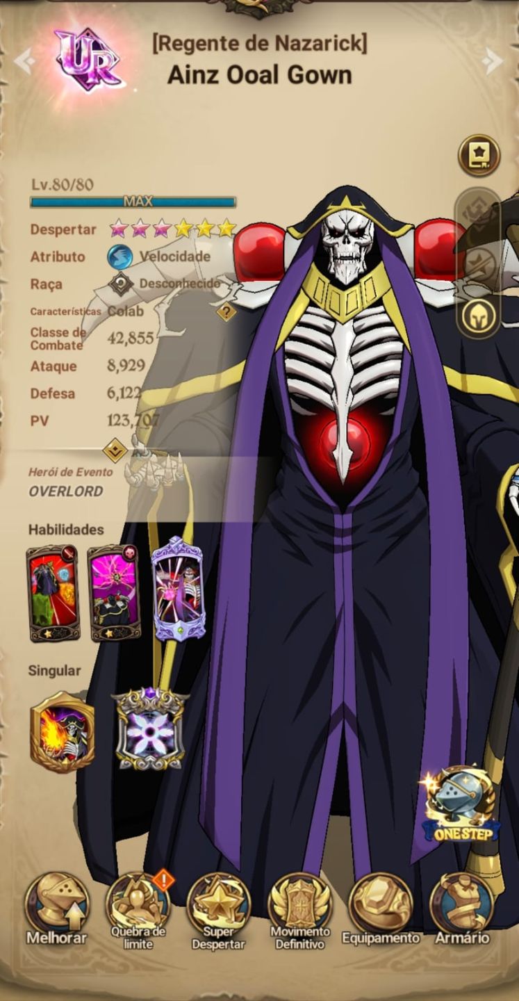Conta 7DS GC | 130 Personagens | Lv. 71 | Overlord + Gachiakuta | +4 Anos
