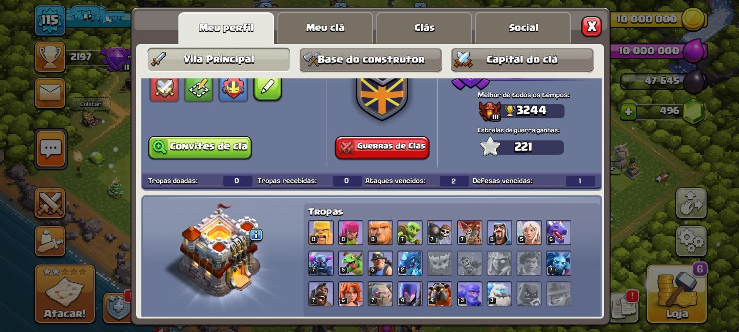 Cv11 99% Full com skin rara da rainha