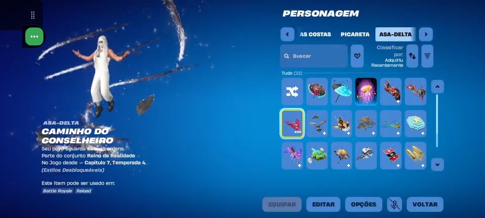 CONTA FORTINITE COM SKIN YEAT| SKINS PASSE | ELEMENTAL KLIMBO
