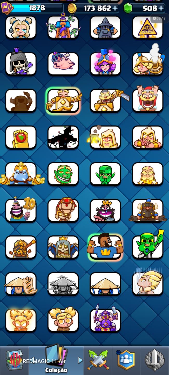 Conta Clash Royale LVL 16 14k troféus
